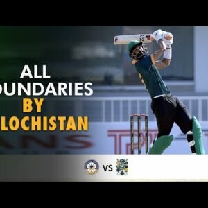 All Boundaries By Balochistan | Balochistan vs CP | Match 2 | National T20 2022 | PCB | MS2T