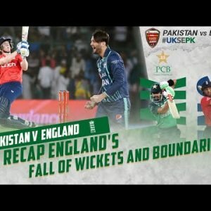 Let's Recap England's Fall of Wickets And Boundaries | Pakistan vs England | 3rd T20I 2022 | MU2T