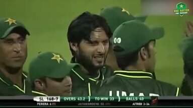 Unbelievable Comeback! Shahid Afridi's Incredible 5️⃣-3️⃣5️⃣ at Sharjah | Pakistan vs Sri Lanka 2011